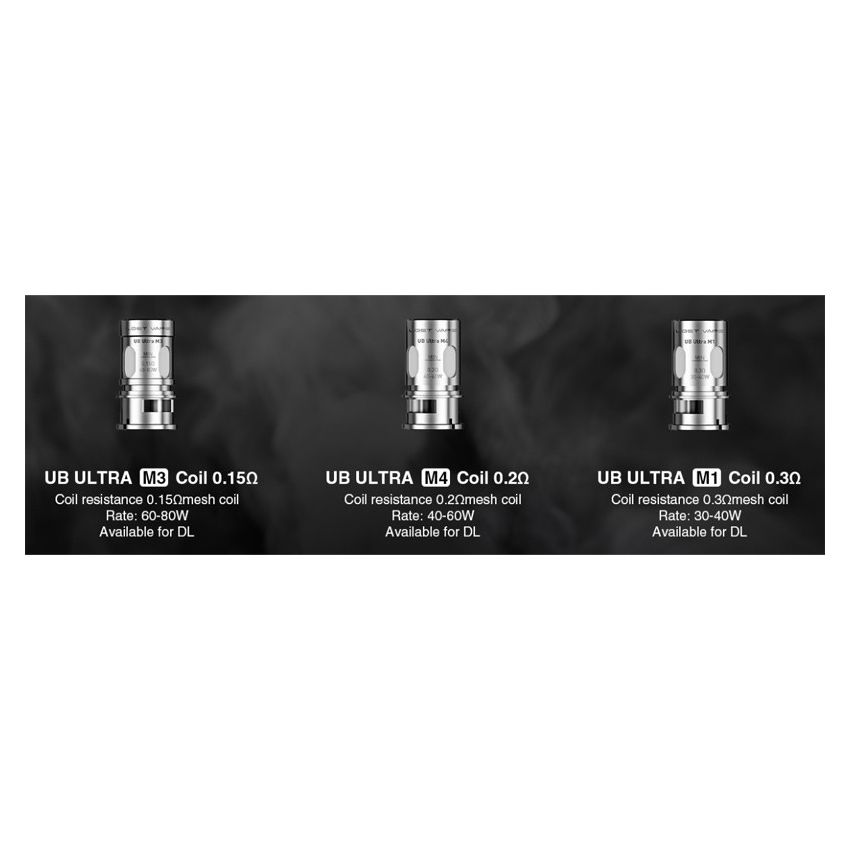 Résistances UB Ultra M6/M7/M8 par 5 - Lost Vape