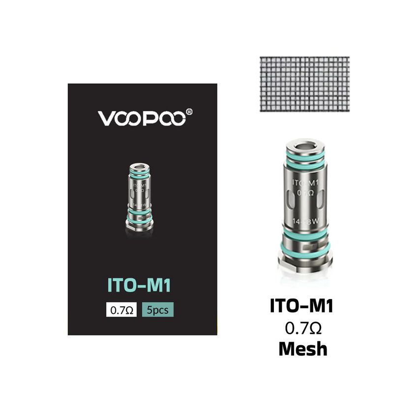 Résistances ITO M1 par 5 - Voopoo - 0.7Ω