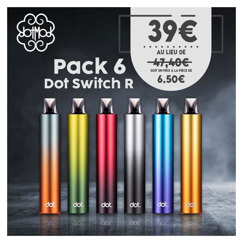 Pack de 6 Dot Switch R - Dotmod - x 1