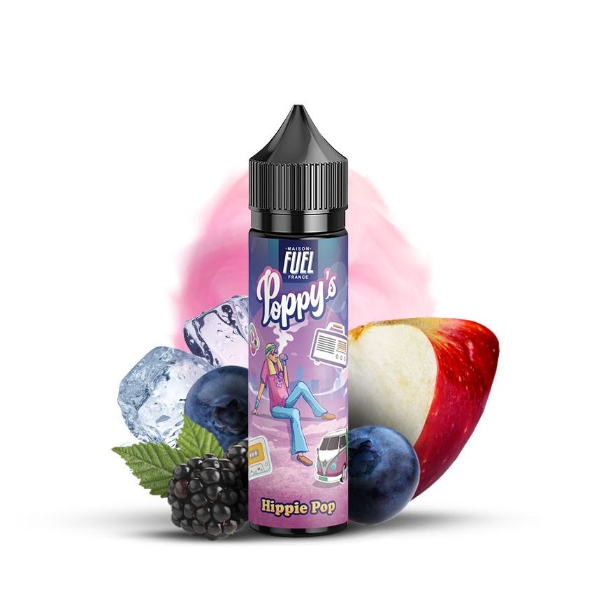 Hippie Pop 50ml - Poppy's - 0mg
