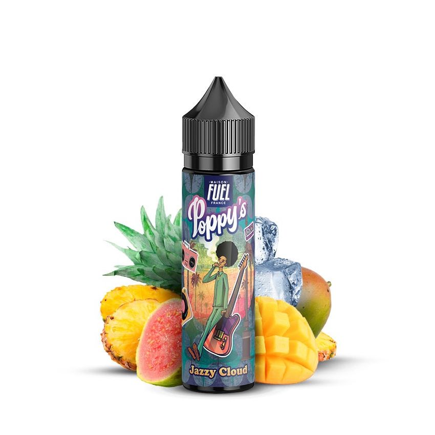 Jazzy Cloud 50ml - Poppy's - 0mg