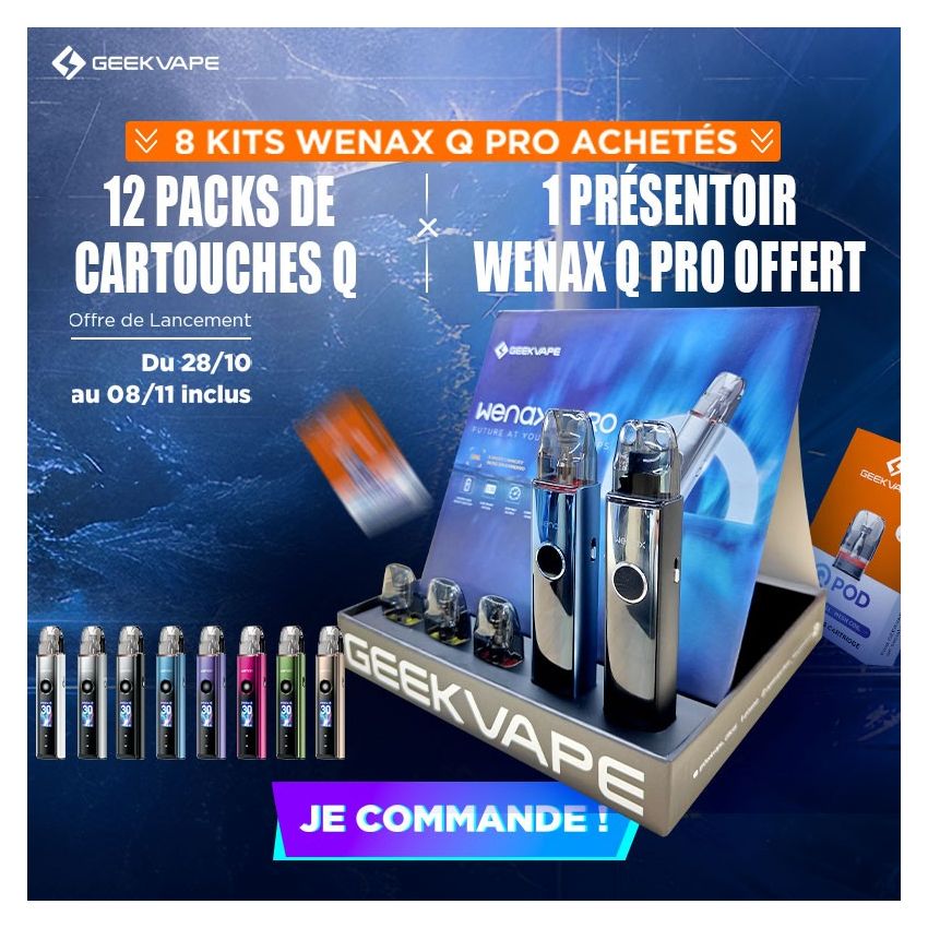 Présentoir Wenax Q Pro - Geekvape - a l'unité