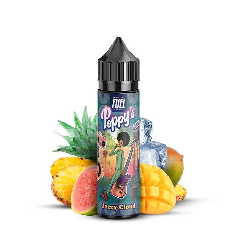 Jazzy Cloud 50ml - Poppy's - 0mg